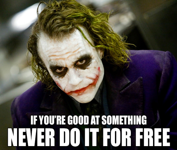 Good marketing starts with a good website - good work aint free and free work aint good
