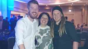 Daryl, Jo & Dale at Sale Sharks' End of Season Awards Dinner