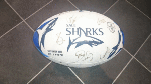 Sharks Team Signed Ball