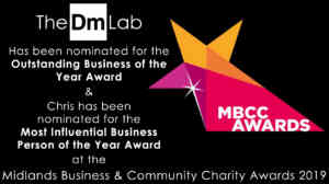 Midlands Business & Community Awards Double Nomination