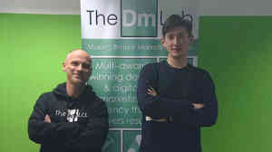 Lewis during his Work Experience with MD Chris