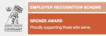 Received the bronze award from the Defence Employer Recognition Scheme (ERS)