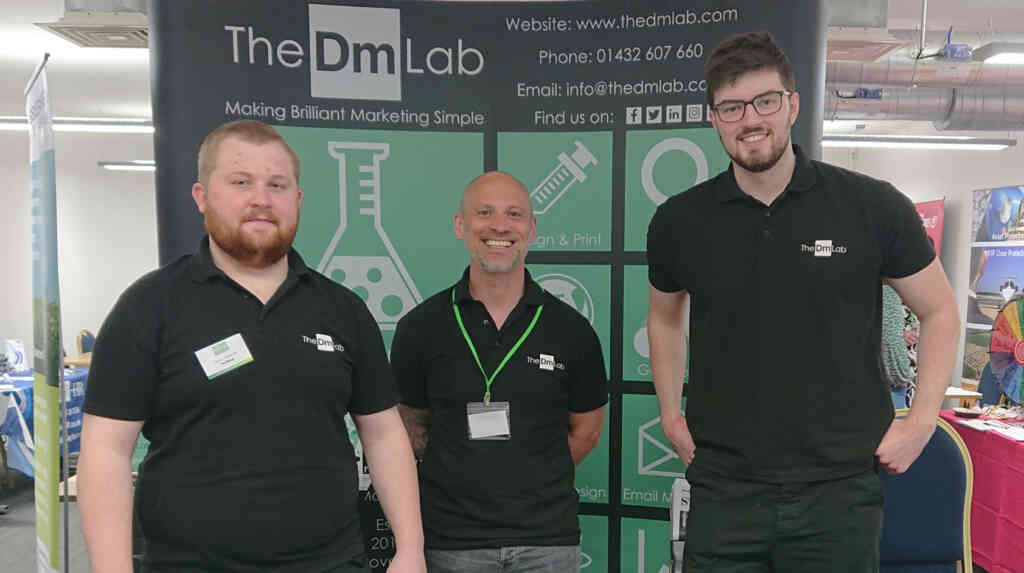The DM Lab Team at the #HMBiz Expo 2022